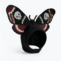 Skull Moth Cat Hat