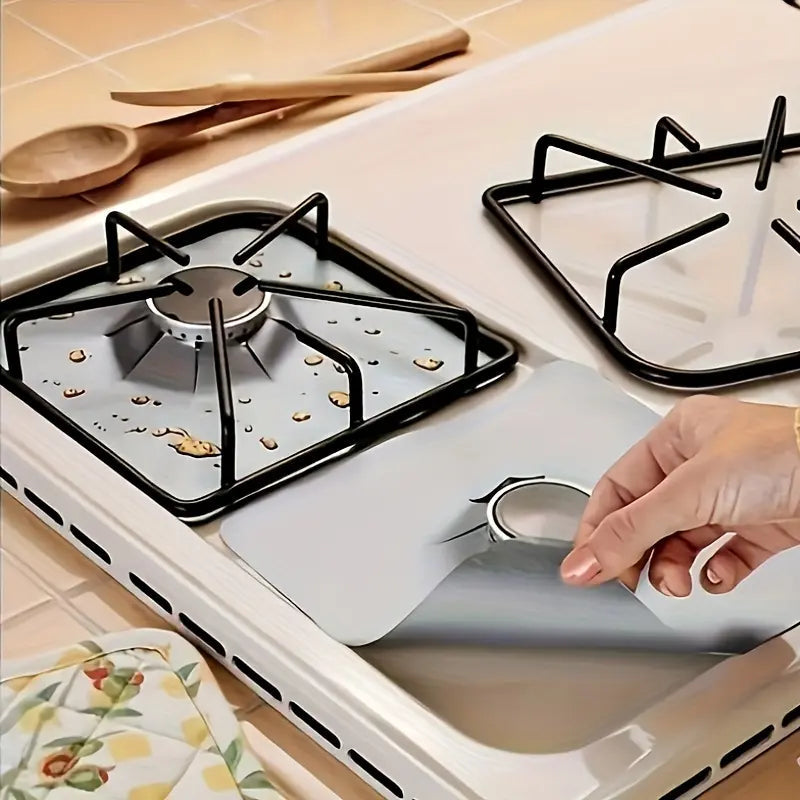 🔥 Last Day 50% OFF✨-🔥 4-Piece Non-Stick Stove Burner Covers for Easy Cleaning & Heat Protection ✨