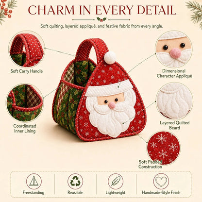 💯⏳  50% OFF – 🎄DIY Christmas Character Quilted Basket Kit🎁✨