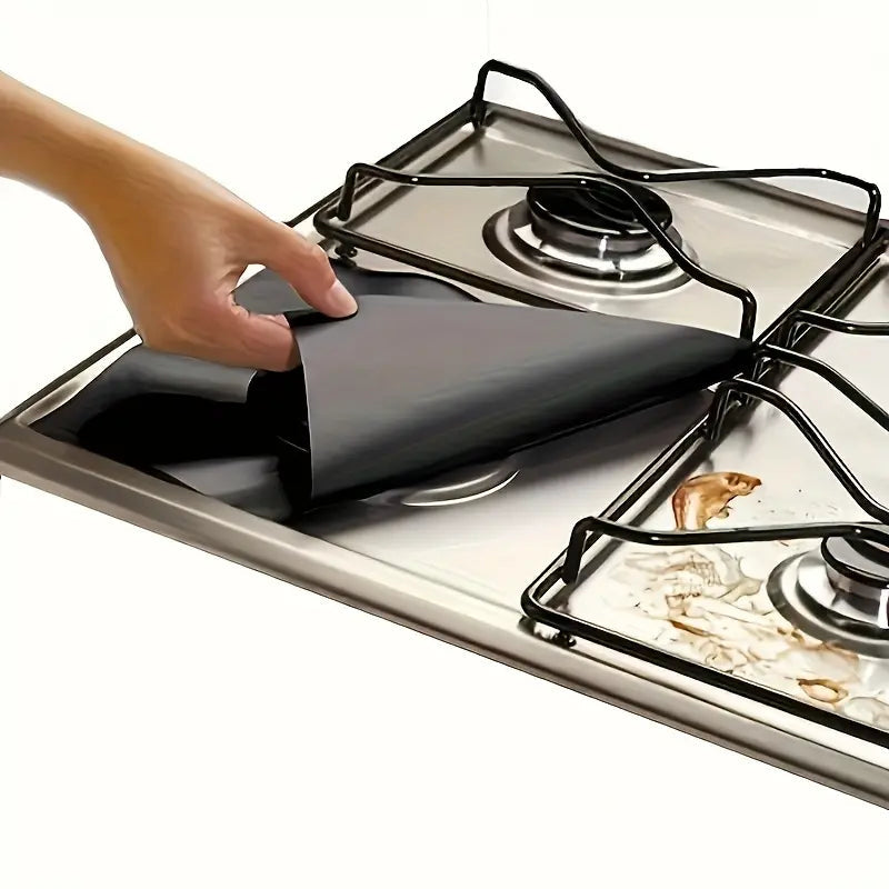 🔥 Last Day 50% OFF✨-🔥 4-Piece Non-Stick Stove Burner Covers for Easy Cleaning & Heat Protection ✨
