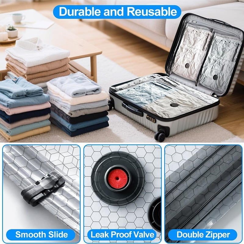 🔥 Holiday Celebration 50% OFF ✨- 🎁 Cordless Travel Vacuum Storage Compression Bag Set✈️