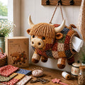 ⏰Last day Promotion 🔥-🐻 Create a Cute Patchwork Animal Tissue Box with This Fun DIY Sewing Kit ✨