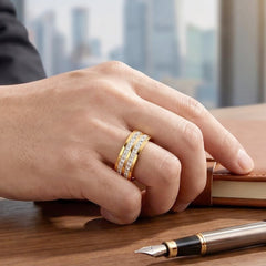 ⏰Last day Promotion 🔥-💍 Relieve Stress with This Rotating Crystal Ring Full of Meaning ✨
