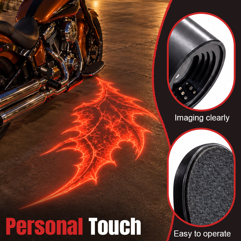 Motorcycle Devil Wing Ground Projection Lights