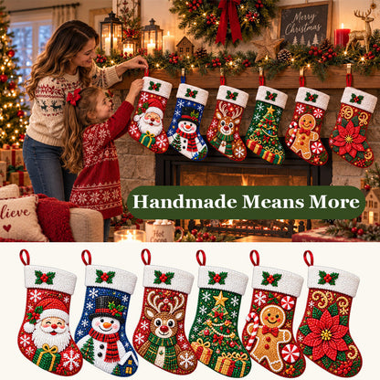 🔥 Last Day 50% OFF✨-DIY Diamond Painting Christmas Stocking Kit - 6 Designs