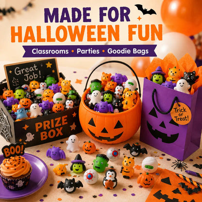🔥 LAST DAY 50% OFF! 🎃 30PCS Halloween Mochi Squishy Toys 👻