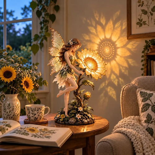 🌻Enchanted Sunflower Fairy Lamp