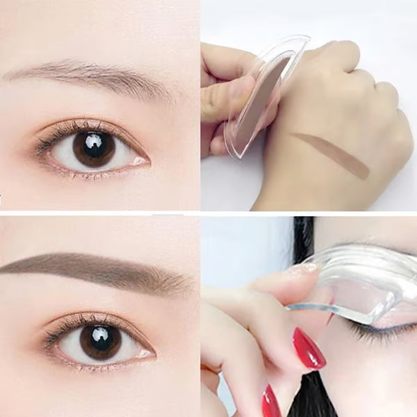🔥 50% OFF – Instant Eyebrow Stamp – Adjustable 2-Color Brow Powder for Fuller, Natural-Looking Brows