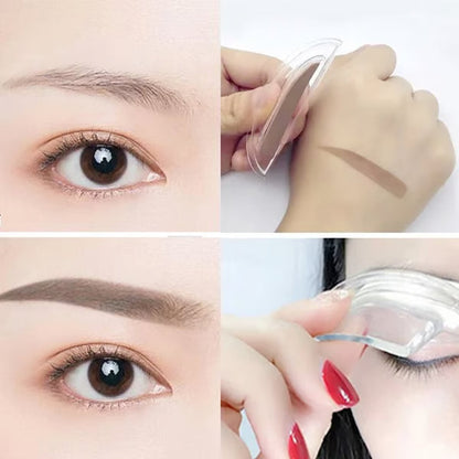 🔥 50% OFF – Instant Eyebrow Stamp – Adjustable 2-Color Brow Powder for Fuller, Natural-Looking Brows