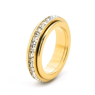 ⏰Last day Promotion 🔥-💍 Relieve Stress with This Rotating Crystal Ring Full of Meaning ✨
