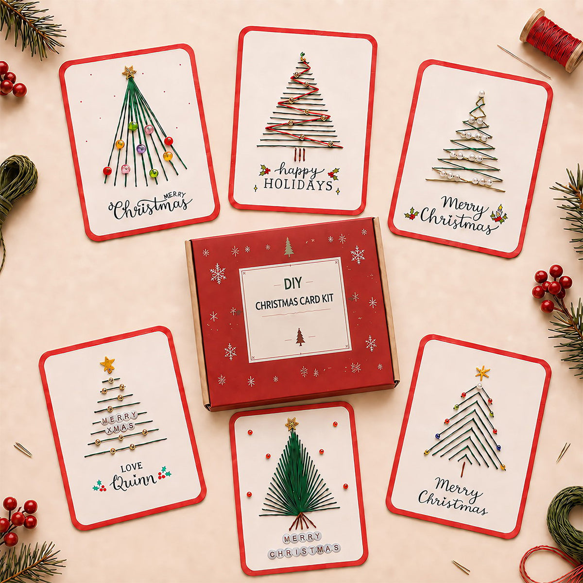 🎁Last Day 50% OFF - Merry & Bright Christmas DIY Kit (6 pcs)
