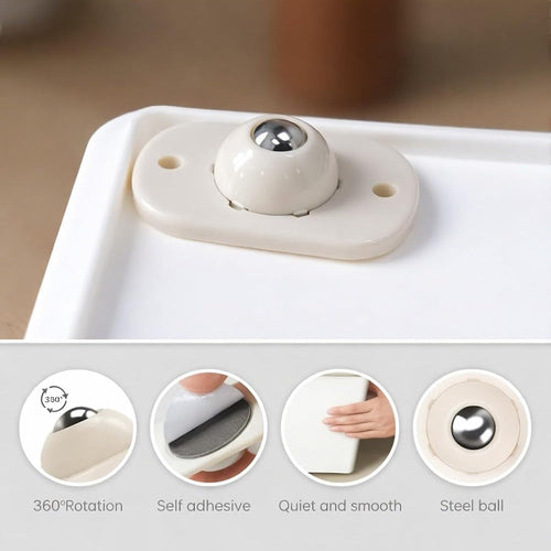 ⏰Last day Promotion 🔥-🛞360° Rotation Self-Adhesive Mini Caster Wheels for Easy Moving & Storage ✨