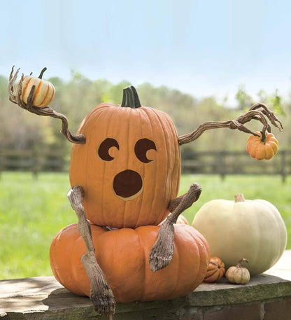🔥 Last Day 50% OFF✨-🎃 Bendable Pumpkin Arms & Legs for Fun DIY Halloween Decor & Creative Carving 👻