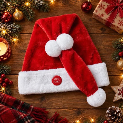 🎄Last day Promotion 🔥-🎅Animated Naughty Santa Hat for Funny Christmas Party Fun & Holiday Laughs 😂