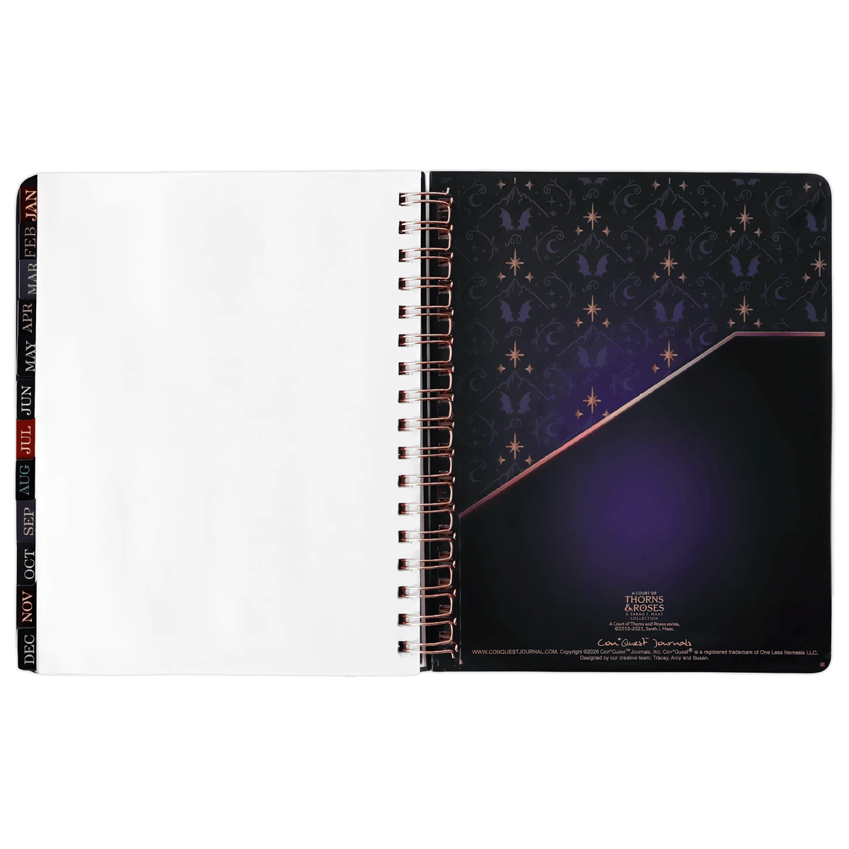 🌙 A Court of Thorns and Roses: Velaris 2027 Weekly Planner ✨ Officially Licensed Fantasy Organizer