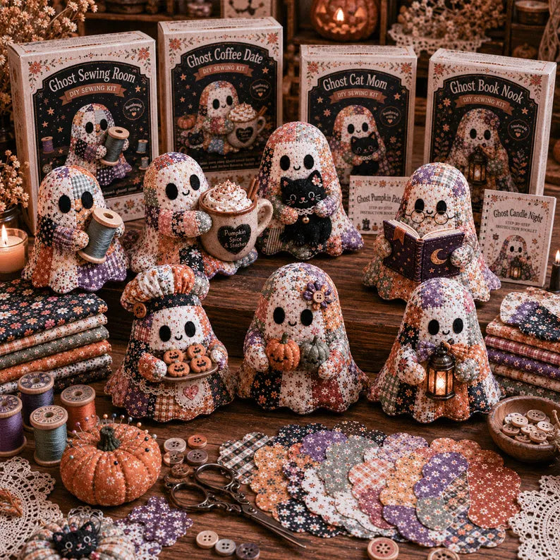 🔥52% Off Last Day - 👻 Little Ghost’s Cozy Halloween DIY Patchwork Kit