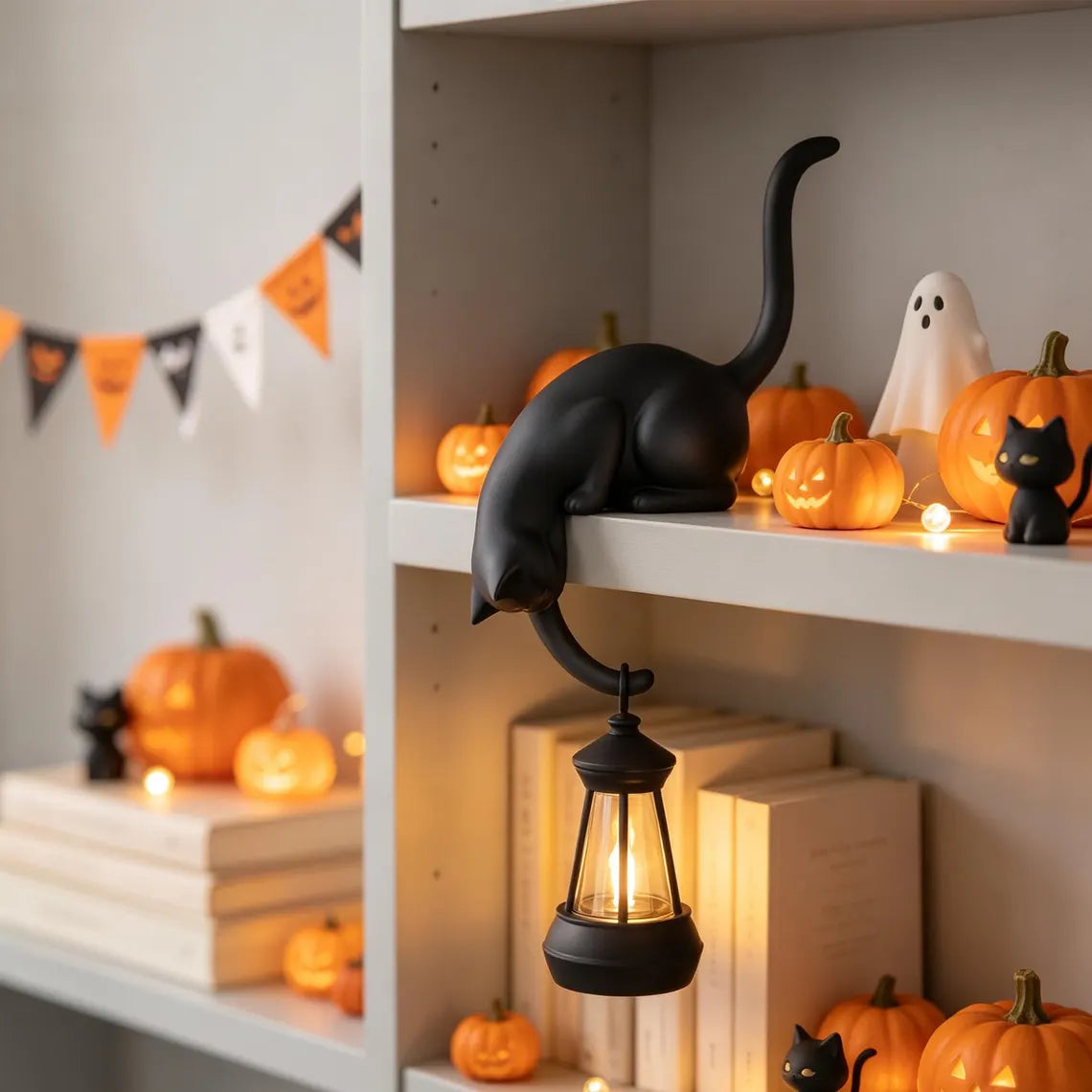 🔥Last day Promotion -✨ Cute Cat Hook Shelf Decor 🏠💡