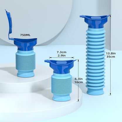 🚗 Portable Car Urinal – Foldable Emergency Toilet for Travel & Road Trips
