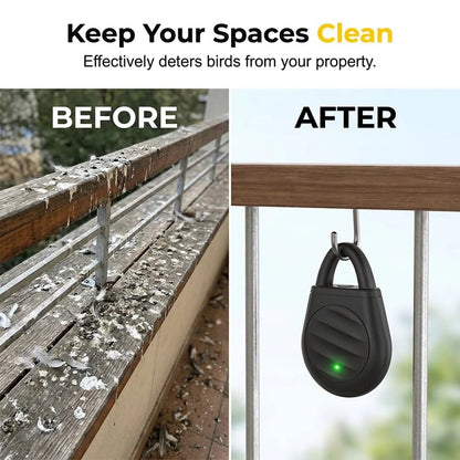 🔥 LAST CHANCE — 50% OFF! 🐦 Keep Unwanted Birds & Pests Away! Portable Ultrasonic Bird Repellent Keychain