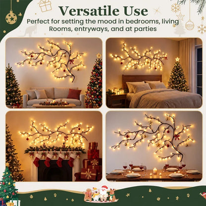 🎁 LAST DAY 50% OFF – Flexible Branch Christmas Lights🎄 – DIY Holiday Decor