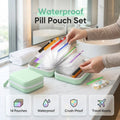 💊💧 A8 Waterproof Pill Pouch Set – 7–14 Day Storage, Crush-Resistant & Travel-Friendly ✨🧳
