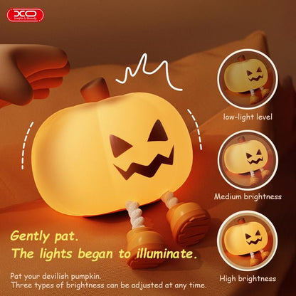 😴 Last Day 50% OFF✨-🎃Ultimate Pumpkin Night Light for a Cozy Halloween Glow All Night Long ✨