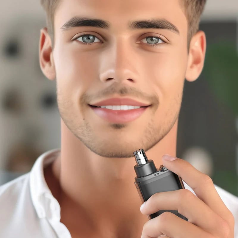 ⏰Last day Promotion 🔥-✨ Smart Electric Nose Hair Trimmer for Painless, Easy & Waterproof Grooming 🎁