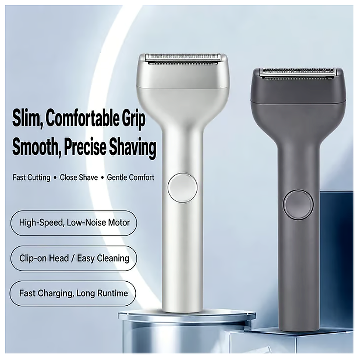 🪒 Men's Rechargeable Foil Electric Shaver – Cordless Wet & Dry Razor for Men ⚡