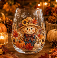 Cheerful Harvest Scarecrow🎃