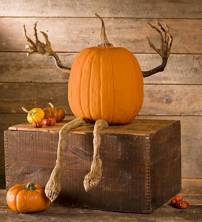 🔥 Last Day 50% OFF✨-🎃 Bendable Pumpkin Arms & Legs for Fun DIY Halloween Decor & Creative Carving 👻