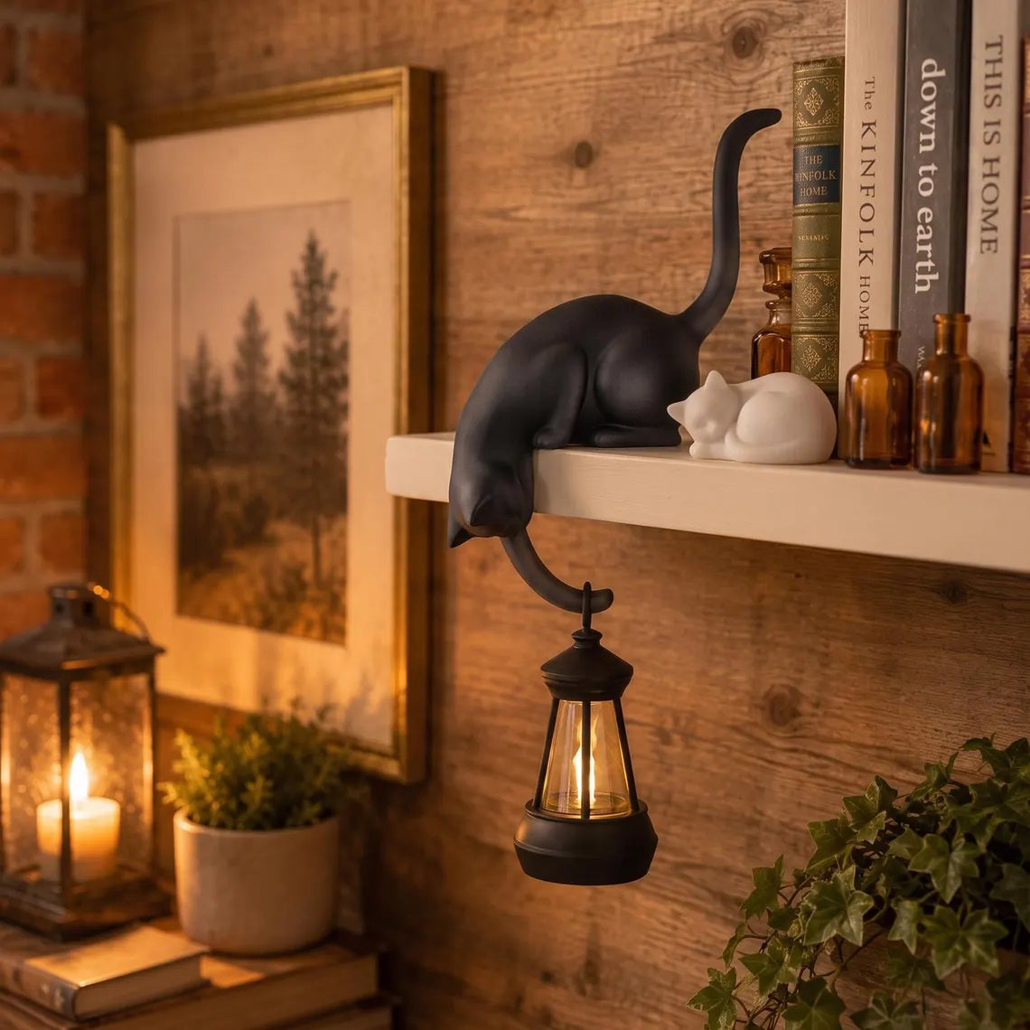 🔥Last day Promotion -✨ Cute Cat Hook Shelf Decor 🏠💡