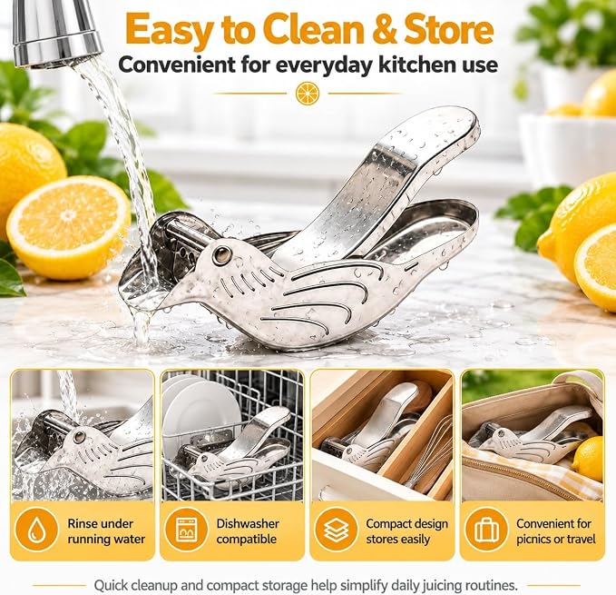 Bird Shaped Lemon Squeezer Citrus Juicer, Bird Juicer Squeezer