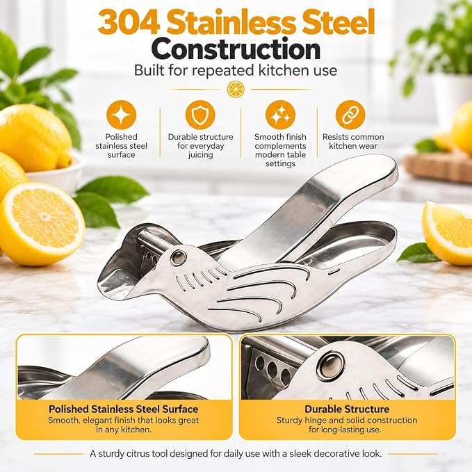 Bird Shaped Lemon Squeezer Citrus Juicer, Bird Juicer Squeezer
