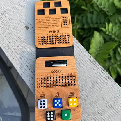 🔥 Last Day 50% OFF✨-⚓Ship, Captain, Crew Wooden Dice Game for Family Fun & Travel 🎲