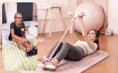 ⏰Last day Promotion 🔥-🏋️Professional Low-Impact High-Elasticity Pedal Resistance Band🧘