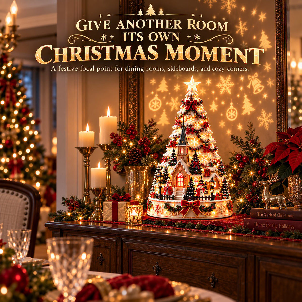 🎄Christmas Village Lightscape Tree-🤩50% OFF
