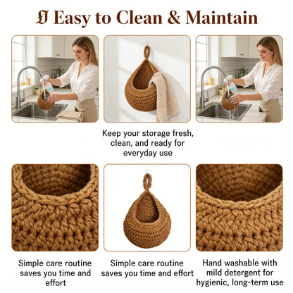 🔥 Holiday Celebration 50% OFF ✨-🍎 Hanging Fruit Basket for Space-Saving Kitchen Storage & Easy Organization ✨