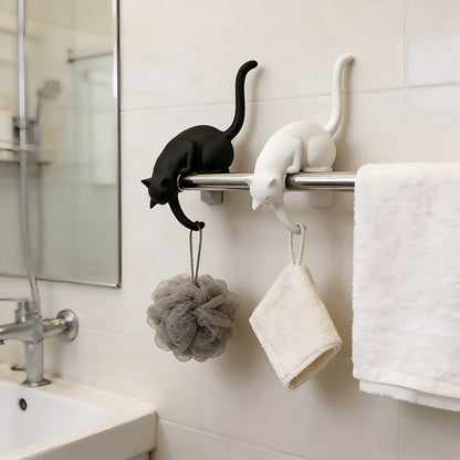 🔥Last day Promotion -✨ Cute Cat Hook Shelf Decor 🏠💡