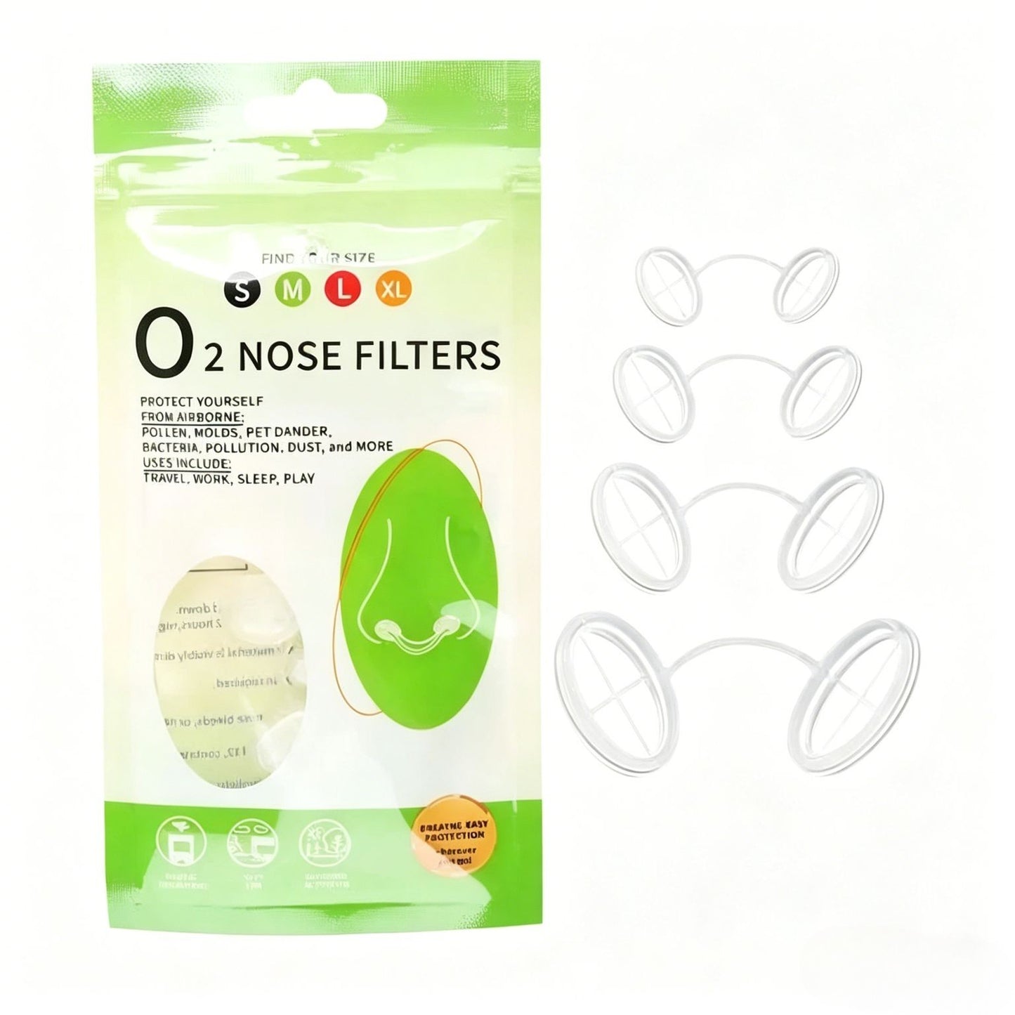 Filtre nasal invisible anti-poussière