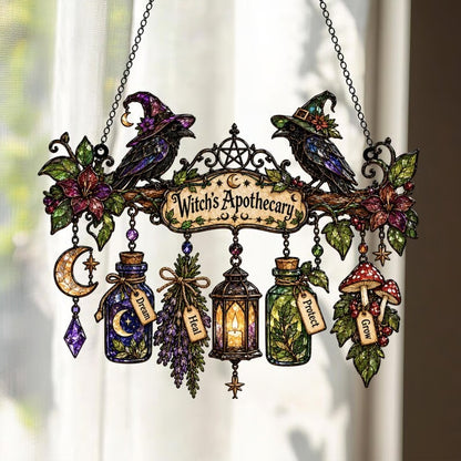 🖤 Holiday Celebration 50% OFF ✨-🐦‍⬛Gothic Raven Suncatcher for Magical Windows ⭐