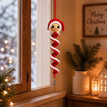 🔥HOT SALE🔥50% OFF - 🎅🌲Crochet Snowman Spiral Oranment DIY Kit