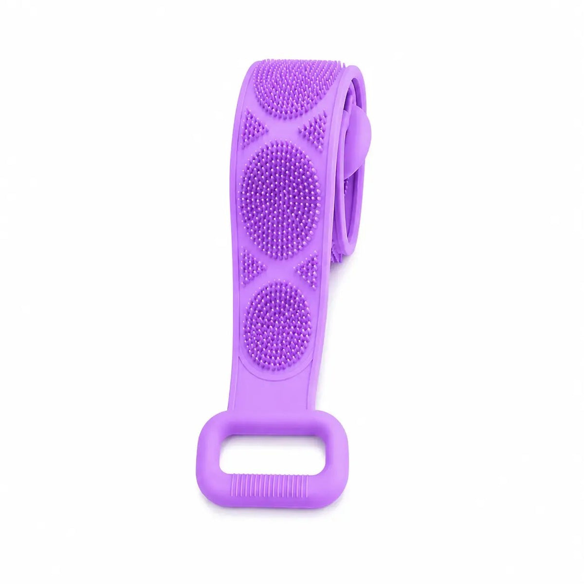 🔥LAST DAY 50% OFF - 🚿🛁 Silicone Shower Back Scrubber Belt – Double-Sided Exfoliating Shower Body Brush with Mesh Sponge for Deep Cleaning