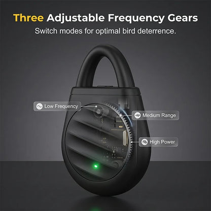 🔥 LAST CHANCE — 50% OFF! 🐦 Keep Unwanted Birds & Pests Away! Portable Ultrasonic Bird Repellent Keychain