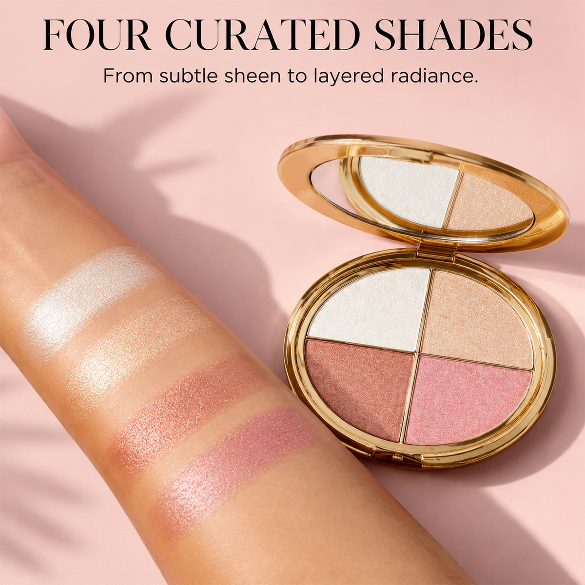 🔥 Last Day 50% OFF✨-4-in-1 Glow Palette for Radiant Makeup Looks Anytime 💄