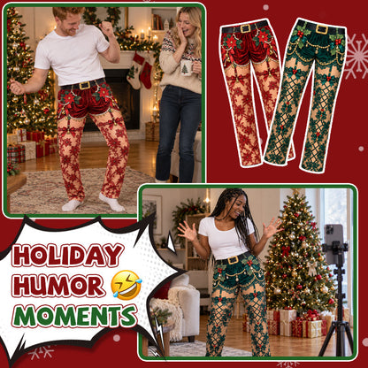 Funny Christmas Illusion Pants