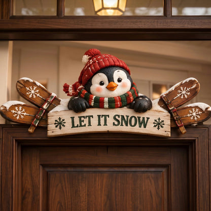 🔥 Holiday Celebration 50% OFF ✨-🏡 Cozy Christmas Above-Door Winter Sign ❄️