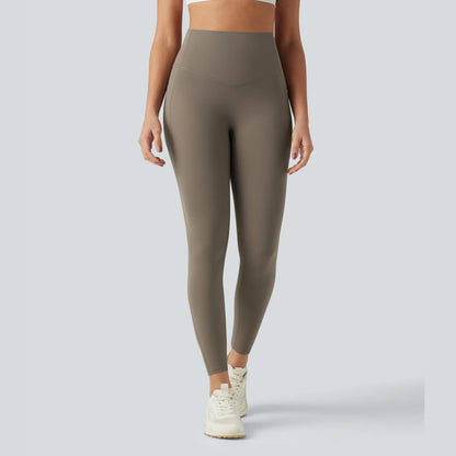 ⏰Last day Promotion 🔥-🔥 High-Waisted Tummy Control Leggings with Pockets for a Sculpted Look ✨