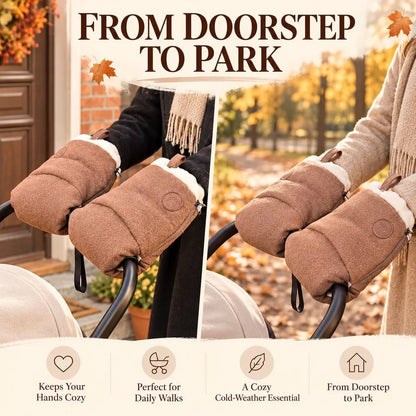 🧤 Last Day 50% OFF✨-❄️ Cozy Stroller Handlebar Mitts for Warm Winter Walks 👶