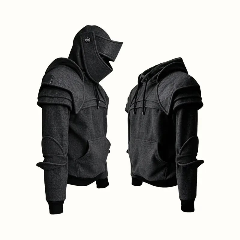 Knight Cosplay Hoodie – Medieval Fantasy Streetwear Pullover!