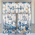 🎄Festive Christmas Kitchen Curtain Set – 3-Piece Holiday Window Decor🏡